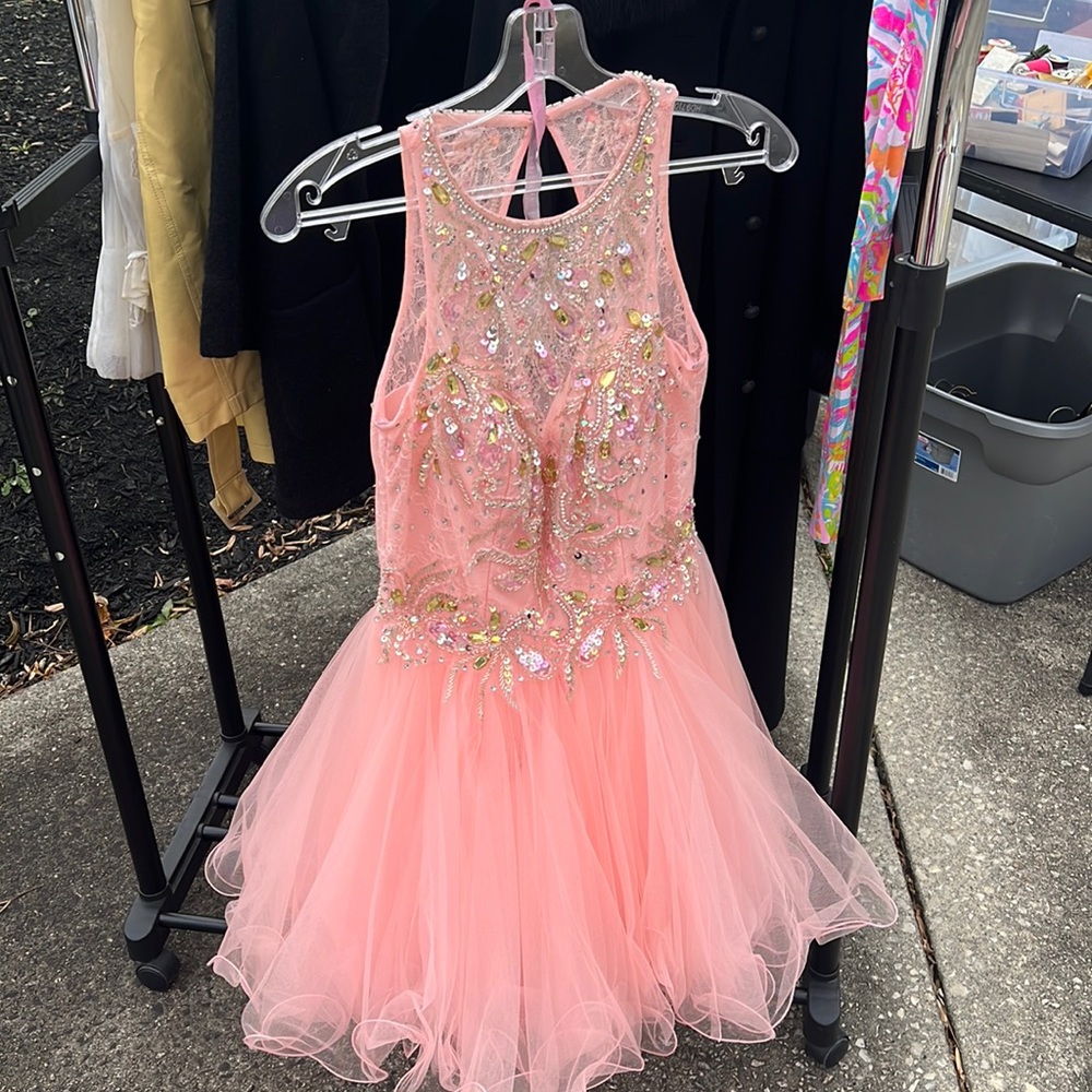 Blush Prom Dress